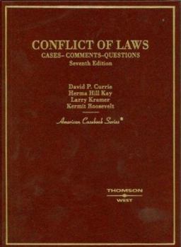 Hardcover Conflict of Laws: Cases, Comments, Questions Book