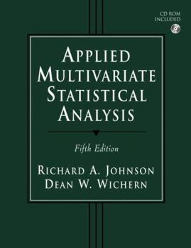 Hardcover Applied Multivariate Statistical Analysis Book