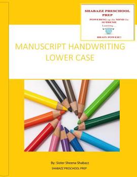 Paperback Manuscript Handwriting: lower case letters Book