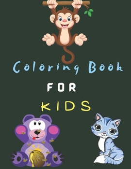 Paperback Coloring Book For Kids: Animals Coloring book For Childrens [ 100 Pages] Book
