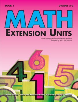 Paperback Math Extension Units: Book 1, Grades 2-3 Book