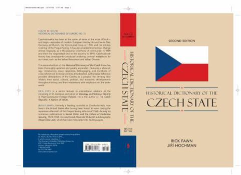 Hardcover Historical Dictionary of the Czech State Book