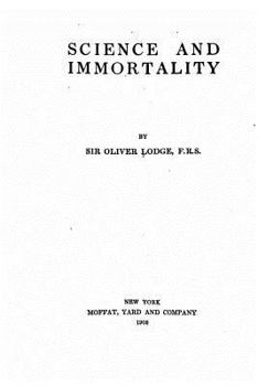 Paperback Science and immortality Book