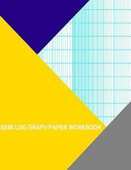 Paperback Semi Log Graph Paper Workbook: 12 Divisions By 2 Cycle Book