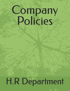 Paperback Company Policies Book