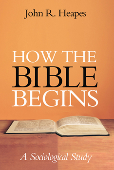 Hardcover How the Bible Begins Book