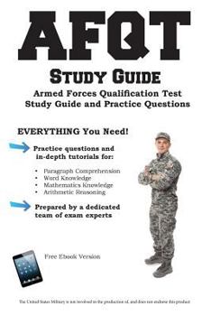 Paperback AFQT Study Guide: Armed Forces Qualification Test Study Guide and Practice Questions Book
