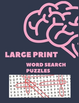 Paperback LARGE PRINT Word Search Puzzles: funster large print word search puzzles, large print word search, brain games large print word search, large print wo Book