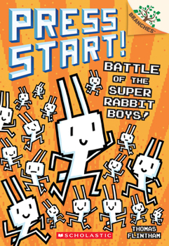 Paperback Battle of the Super Rabbit Boys!: A Branches Book (Press Start! #18) Book