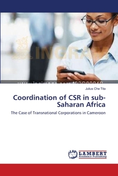 Paperback Coordination of CSR in sub-Saharan Africa Book