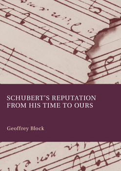 Hardcover Schubert's Reputation from His Time to Ours Book