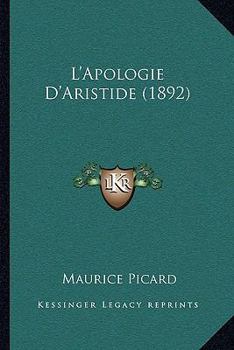 Paperback L'Apologie D'Aristide (1892) [French] Book