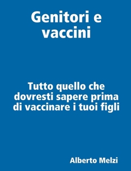 Paperback Genitori e vaccini [Italian] Book