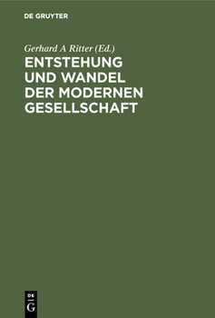 Entstehung und Wandel der modernen Gesellschaft: Festschrift für Hans Rosenberg zum 65. Geburtstag