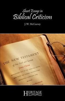 Paperback Short Essays in Biblical Criticism Book