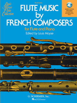 Paperback Flute Music by French Composers for Flute and Piano Book/Online Audio Book