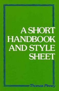 Paperback Short Handbook & Style Sheet Book