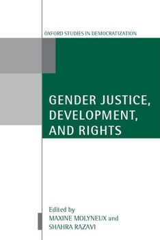 Hardcover Gender Justice, Development, and Rights Book