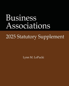 Paperback Business Associations 2025 Statutory Supplement Book