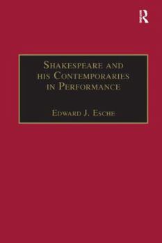 Paperback Shakespeare and his Contemporaries in Performance Book