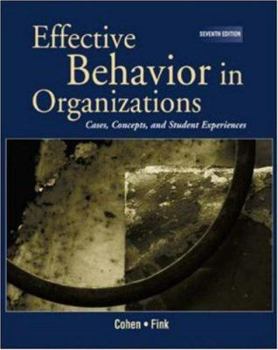 Hardcover Effective Behavior in Organizations (Rep) with Powerweb Book