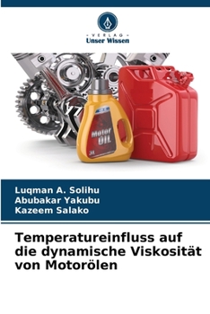 Paperback Temperatureinfluss auf die dynamische Viskosität von Motorölen [German] Book