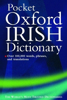 Paperback Oxford Pocket Irish Dictionary Book