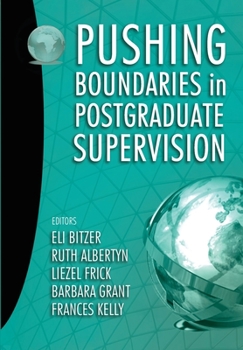 Paperback Pushing Boundaries in Postgraduate Supervision Book