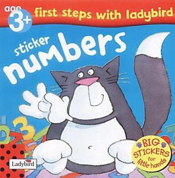 Paperback Sticker Numbers (First Steps with Ladybird) Book