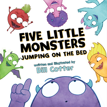 Board book Five Little Monsters Jumping on the Bed Book