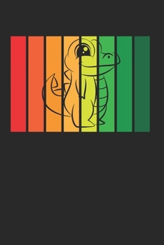 Krokodil Alligator Notizbuch: Krokodil Alligator Notizbuch f�r Liebhaber / Notizheft / Notizblock A5 (6x9in) Dotted Notebook / Punkteraster / 120 gepunktete Seiten