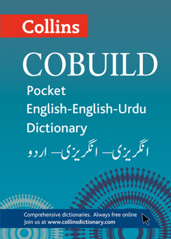 Paperback Collins Cobuild Pocket English-English-Urdu Dictionary Book