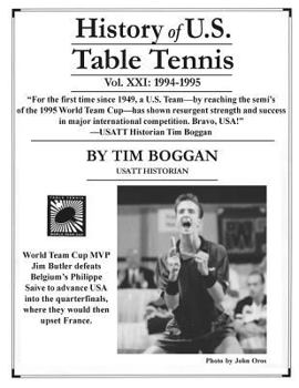 Paperback History of U.S. Table Tennis, Volume 21 Book