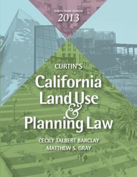 Hardcover California Land Use and Planning Law Book