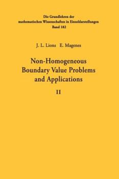 Paperback Non-Homogeneous Boundary Value Problems and Applications: Volume II Book