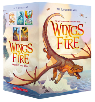 Paperback Wings of Fire Boxset, Books 1-5 (Wings of Fire) Book