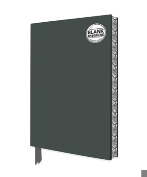 Charcoal Blank Artisan Notebook (Flame Tree Journals)