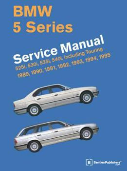 Hardcover BMW 5 Series Service Manual: 1989-1995 Book