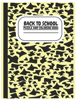Paperback Back to School Puzzle and Coloring Book
