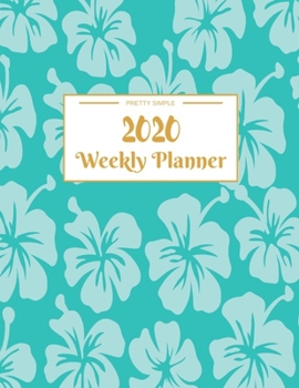 Paperback Weekly Planner 2020: Year At A Glance And Vertical Dated Pages - 8.5 x 11 inches 120 pages Book