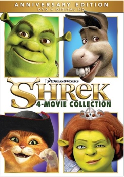 DVD Shrek: The Whole Story Quadrilogy Book