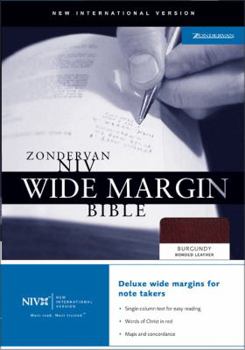 Bonded Leather Wide Margin Bible-NIV Book