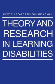 Paperback Theory and Research in Learning Disabilities Book