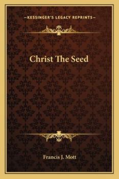 Paperback Christ The Seed Book