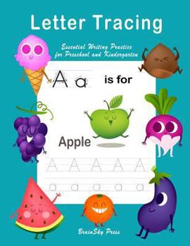 Paperback Letter Tracing: Essential writing practice for preschool and kindergarten, Ages 3-5, A to Z Cute Illustrations (Handwriting Workbook) Book