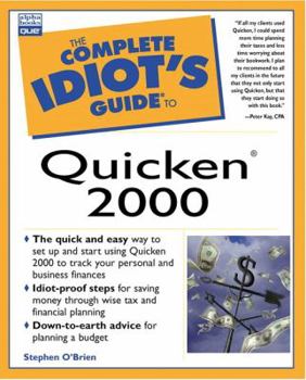 Paperback The Complete Idiot's Guide to Quicken 2000 Book