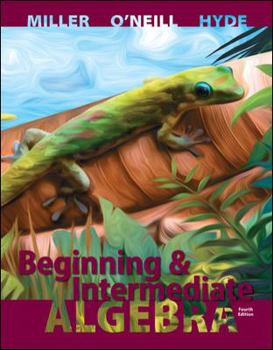 Hardcover Beginning and Intermediate Algebra Book