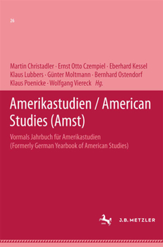 Hardcover Amerikastudien / American Studies [German] Book