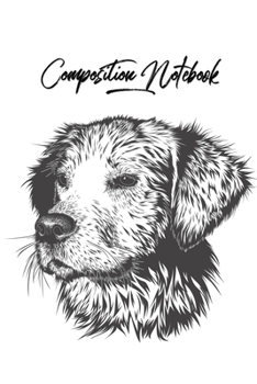 Paperback Composition Notebook: College Ruled 6" x 9" Dog Writing Notes Journal, Office, Kids, School and college student. Book
