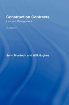 Paperback Construction Contracts 3e: Law and Management Book
